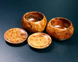 Wood craftsman Mr. Kawashita made Yakusugi Go Bowls Premium Burl Grain Super Extra Large size GK-YKS-BK510-GK42-01