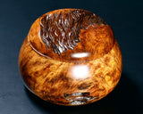 Wood craftsman Mr. Kawashita made Yakusugi Go Bowls Premium Burl Grain Super Extra Large size GK-YKS-BK510-GK42-01