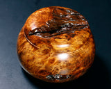 Wood craftsman Mr.Kawashita made Yakusugi Go Bowls Premium Burl Grain Super Extra Large size GK-YKS-BK510-GK42-02