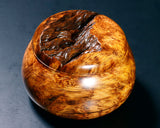 Wood craftsman Mr.Kawashita made Yakusugi Go Bowls Premium Burl Grain Super Extra Large size GK-YKS-BK510-GK42-02
