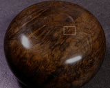 602-BEGB-02 Traditional craftsman Biei made Black Claro Walnut Go Bowls Extra Large Burl Figure (Kobu-moku) for size 30 - 36 Go stones GKBC-MR36-512-01F