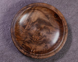 602-BEGB-03 Traditional craftsman Biei made Black Claro Walnut Go Bowls Super Extra Large Burl Figure (Kobu-moku) for size 36 - 42 Go stones GKBC-MR42-512-01F