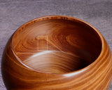 602-BEGB-12 Traditional craftsman Biei made Enju (Japanese pagoda tree) Go Bowls Extra Large for size 30 - 36 Go stones *Off-spec GKEJ-MR36-512-01F