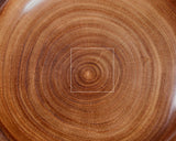 602-BEGB-12 Traditional craftsman Biei made Enju (Japanese pagoda tree) Go Bowls Extra Large for size 30 - 36 Go stones *Off-spec GKEJ-MR36-512-01F