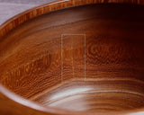 602-BEGB-12 Traditional craftsman Biei made Enju (Japanese pagoda tree) Go Bowls Extra Large for size 30 - 36 Go stones *Off-spec GKEJ-MR36-512-01F