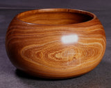 602-BEGB-12 Traditional craftsman Biei made Enju (Japanese pagoda tree) Go Bowls Extra Large for size 30 - 36 Go stones *Off-spec GKEJ-MR36-512-01F