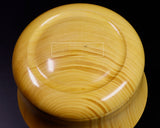 Mr. Takashi NISHIKAWA made Hyuga Kaya Wood Go Bowls Honinbo shape for size - 34 Go stones GKHKHB-NS34-606-01