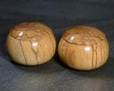 602-TWC-KS-14 木工挽物職人 懐志製作「樫（かし）」碁笥 特大 38号 GKKAS-SB38-601-02