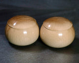 602-TWC-KS-17 木工挽物職人 懐志製作「樫（かし）」碁笥 特大 40号 GKKAS-SB40-601-01