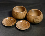 602-TWC-KS-17 木工挽物職人 懐志製作「樫（かし）」碁笥 特大 40号 GKKAS-SB40-601-01