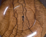 602-TWC-KS-18 木工挽物職人 懐志製作「樫（かし）」碁笥 本因坊型 特大 40号 GKKASH-SB40-601-01