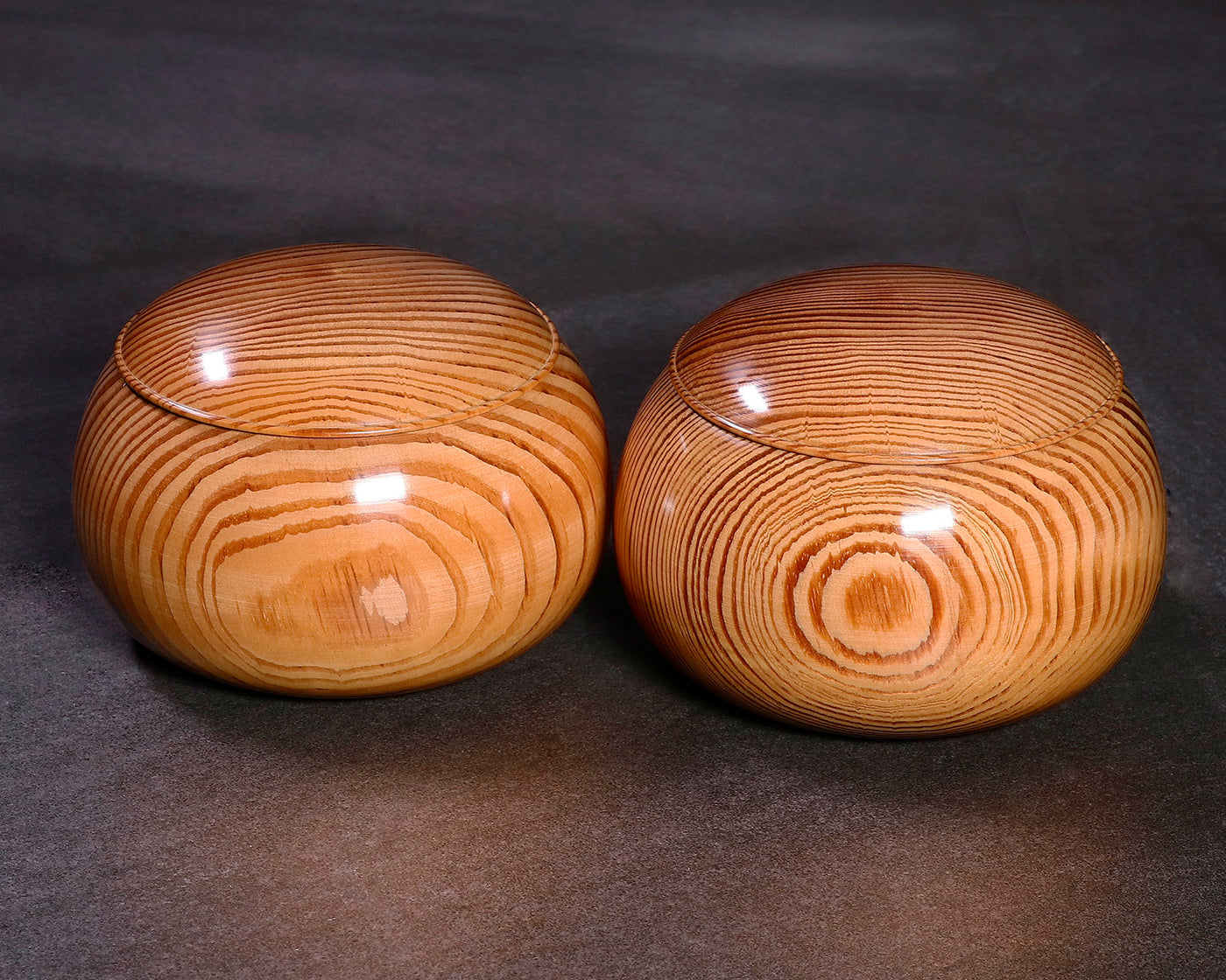 木工挽物職人 懐志製作「肥松（こえまつ）」碁笥 特大 40号 GKKEM-SB40