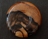 NS-508-18 Mr. Takashi NISHIKAWA made Kurokaki [black persimmon] Go Bowls for size - 40 Go stones GKKG-NS40-505-01F