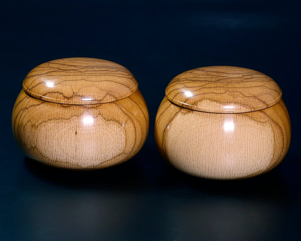 Kashi [Oak] Go Bowls for size 30 - 35 Go stones GKKS-MR35-410-02