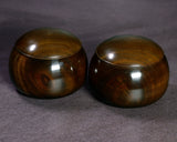 602-TWC-KS-03 木工挽物職人 懐志製作 楠碁笥 特大 杢入り 36号 GKKSM-SB36-601-01F