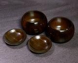 602-TWC-KS-03 木工挽物職人 懐志製作 楠碁笥 特大 杢入り 36号 GKKSM-SB36-601-01F