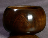 602-TWC-KS-03 木工挽物職人 懐志製作 楠碁笥 特大 杢入り 36号 GKKSM-SB36-601-01F