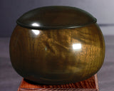 602-TWC-KS-04 木工挽物職人 懐志製作 楠碁笥 特大 杢入り 36号 GKKSM-SB36-601-02F