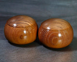 602-TWC-KS-19 木工挽物職人 懐志製作「本桑」碁笥 特大 38号 GKKW-SB38-601-01