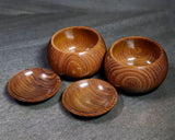 602-TWC-KS-19 木工挽物職人 懐志製作「本桑」碁笥 特大 38号 GKKW-SB38-601-01