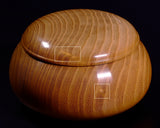 "Honkuwa [Mountain mulberry]" Go Bowls Low and Wide shape For -size35 Go stones *Off-spec GKKWH-MR35-410-02