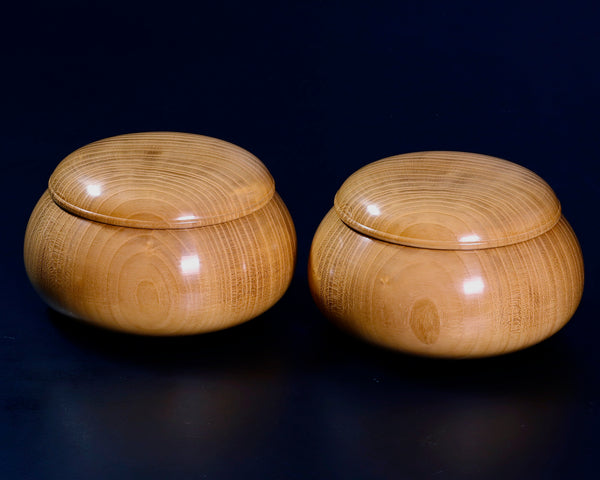 "Honkuwa [Mountain mulberry]" Go Bowls Low and Wide shape For -size35 Go stones GKKWH-MR35-410-03