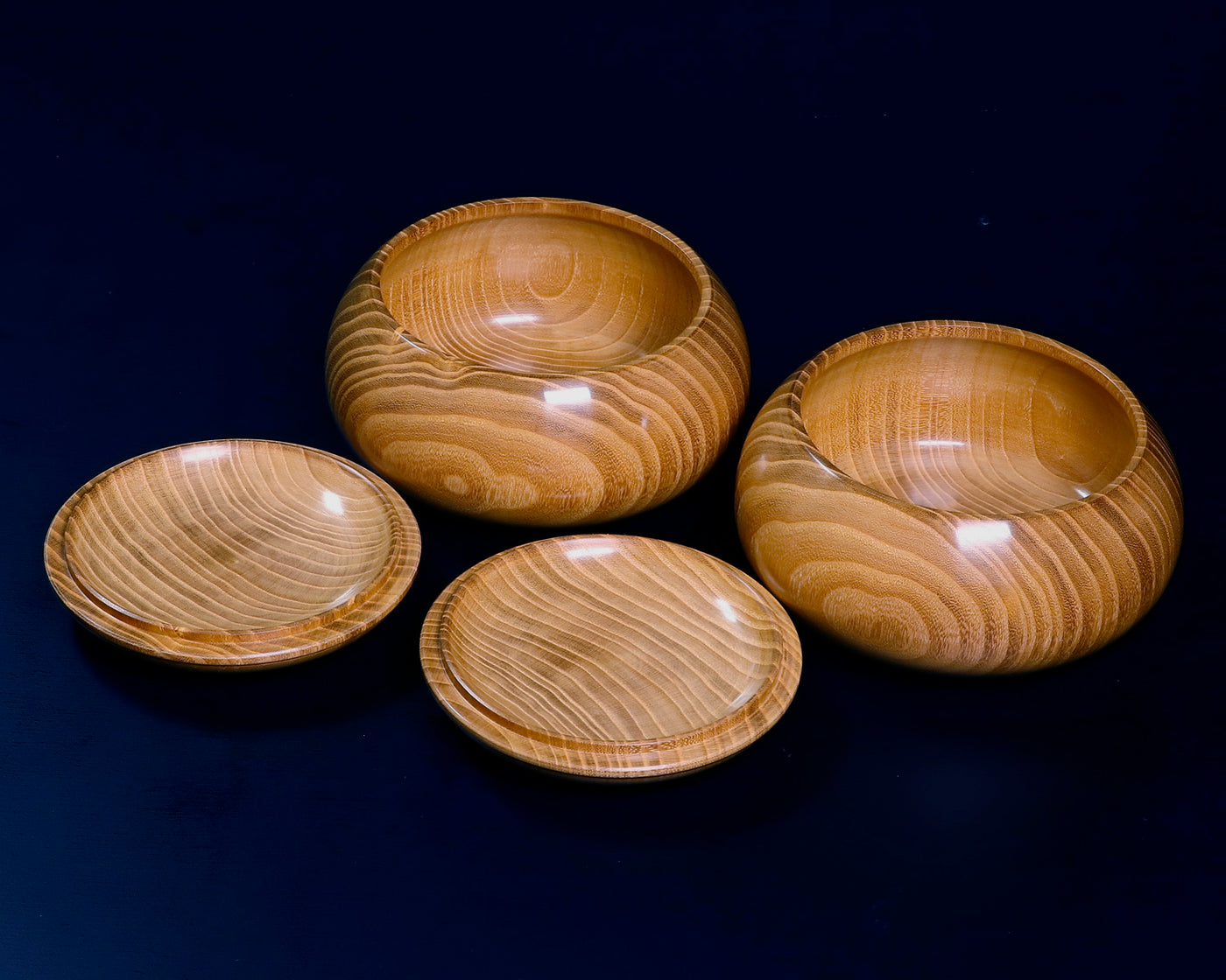 美品 ］囲碁セット碁盤・碁笥・碁石 雪印 35号