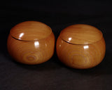 602-TWC-KS-02 木工挽物職人 懐志製作 「欅（ケヤキ）」碁笥 特大 36号 GKKY-SB36-601-01F