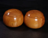 602-TWC-KS-11 木工挽物職人 懐志製作「欅（けやき）」碁笥 杢入り 特大 40号 GKKYM-SB40-601-01F