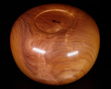 602-TWC-KS-11 木工挽物職人 懐志製作「欅（けやき）」碁笥 杢入り 特大 40号 GKKYM-SB40-601-01F