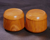 602-BEGB-17 Traditional craftsman Biei made Keyaki/Zelkova Tall shape Go Bowls Extra Large for size 30 - 36 Go stones GKKYR-MR36-512-01F