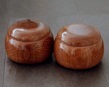 NS-508-20 Mr. Takashi NISHIKAWA made Nikkei Go Bowls Moku for size - 38 Go stones GKNK-NS38-507-01