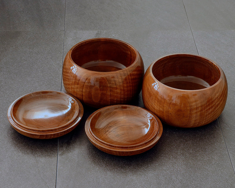 Mr. Takashi NISHIKAWA made Nikkei Go Bowls Moku for size - 38 Go