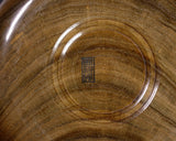 Traditional craftsman Mr. Takashi NISHIKAWA made Nemunoki[Silk tree] Go Bowls Low and Wide shape for size -38 Go stones GKNMH-NS38-606-01