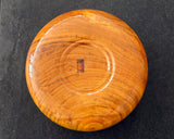 NS-508-27 Mr. NISHIKAWA made Ogon-Haze [Golden Japanese wax trees] Go Bowls Tiger Stripe Grain For -size 38 Go stones GKOG-NS38-507-01