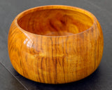 NS-508-27 Mr. NISHIKAWA made Ogon-Haze [Golden Japanese wax trees] Go Bowls Tiger Stripe Grain For -size 38 Go stones GKOG-NS38-507-01