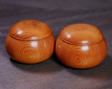 602-BEGB-06 Traditional Craftsman Biei made Raiden Go Bowls Extra Large for size 30 - 36 Go stones GKRD-MR36-512-01F
