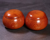 602-BEGB-07 Traditional craftsman Biei made Raiden Go Bowls Super Extra Large for size 30 - 36 Go stones GKRD-MR36-512-02F
