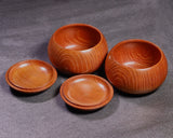 602-BEGB-07 Traditional craftsman Biei made Raiden Go Bowls Super Extra Large for size 30 - 36 Go stones GKRD-MR36-512-02F