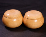 602-BEGB-09 Traditional craftsman Biei made Shioji Go Bowls Extra Large for size 30 - 36 Go stones GKSJ-MR36-512-02F