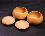 602-BEGB-09 Traditional craftsman Biei made Shioji Go Bowls Extra Large for size 30 - 36 Go stones GKSJ-MR36-512-02F
