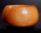 602-BEGB-11 Traditional craftsman Biei made Sakura/Cherry Tree Go Bowls Extra Large for size 30 - 36 Go stones *Off-spec GKSK-MR36-512-02F
