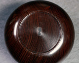 602-TWC-KS-22 木工挽物職人 懐志製作「紫檀（したん）」碁笥 超特大 42号 GKST-SB42-601-01