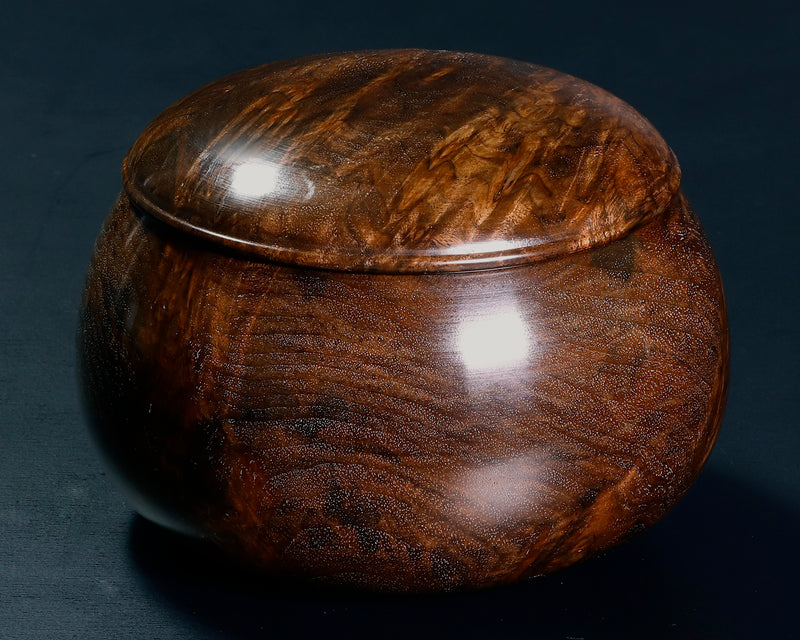 Walnut Go bowls for size 30 - 35 Go stones GKWN-MR35-410-03