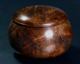 Walnut Go bowls for size 30 - 35 Go stones GKWN-MR35-410-03