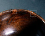 Walnut Go bowls for size 30 - 35 Go stones GKWN-MR35-410-03