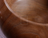 602-BEGB-04 Traditional craftsman Biei made Walnut Go Bowls Extra Large for size 30 - 36 Go stones GKWN-MR36-512-01F