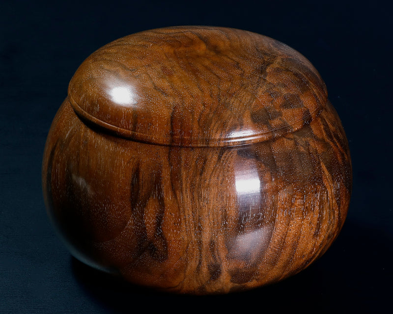 Walnut Go bowls Burl wood for size 36 - 40 Go stones GKWN-MR40-410-02