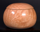 602-TWC-KS-06 木工挽物職人 懐志製作 「ユーカリ」碁笥 特大 杢入り 40号 GKYK-SB40-601-01F