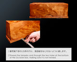 604-BK-GB01 Yakusugi (Yakushima cedar) Box for Go Bowls size L Moku JAC-YBK-603-GKB-01 *Off-spec